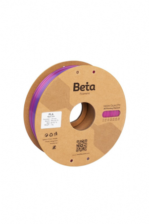 PLA-Mystic Silk Filament Rose Red Purple Silver
