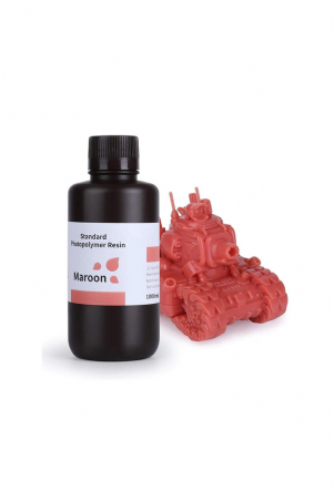 Standart Fotopolimer Reçine Maroon (Bordo) 1 Kg